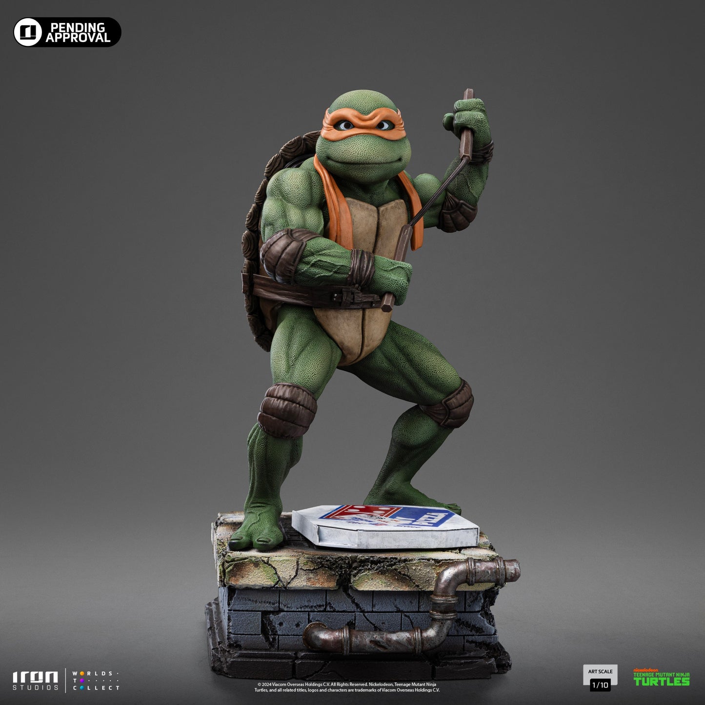 Statue Michelangelo - TMNT Movie - Art Scale 1/10 - Iron Studios