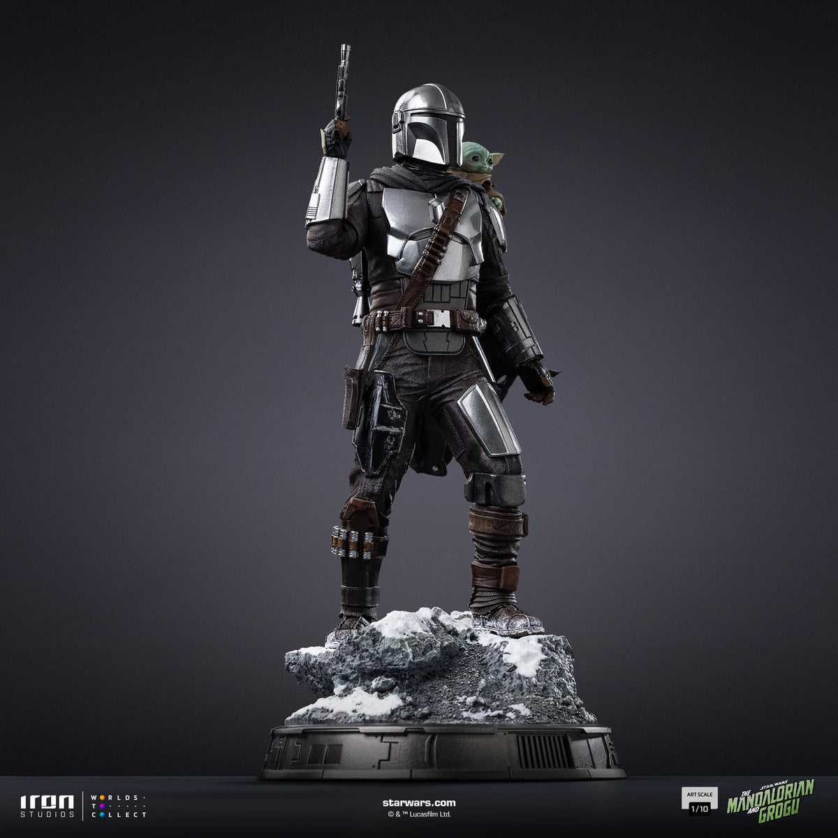 Pre-Order - Statue Mandalorian and Grogu - The Mandalorian and Grogu Movie - Art Scale 1/10 - Iron Studios