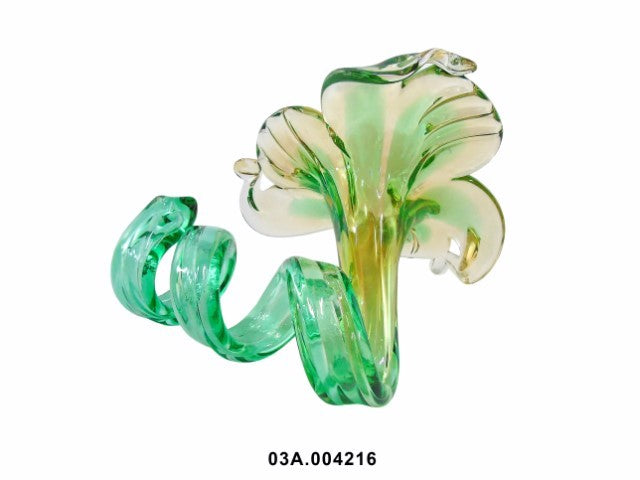 VIDRO T.MURANO - GLASS FLOWER 15CM