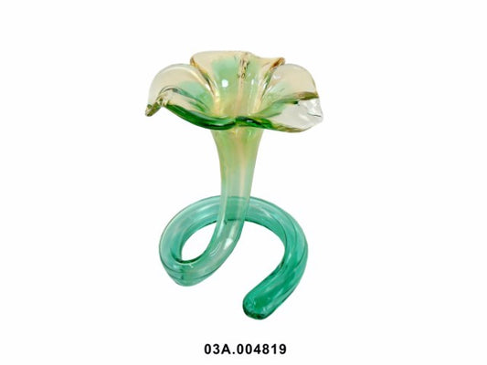 VIDRO T.MURANO - GLASS FLOWER "3 PETALI" 20CM