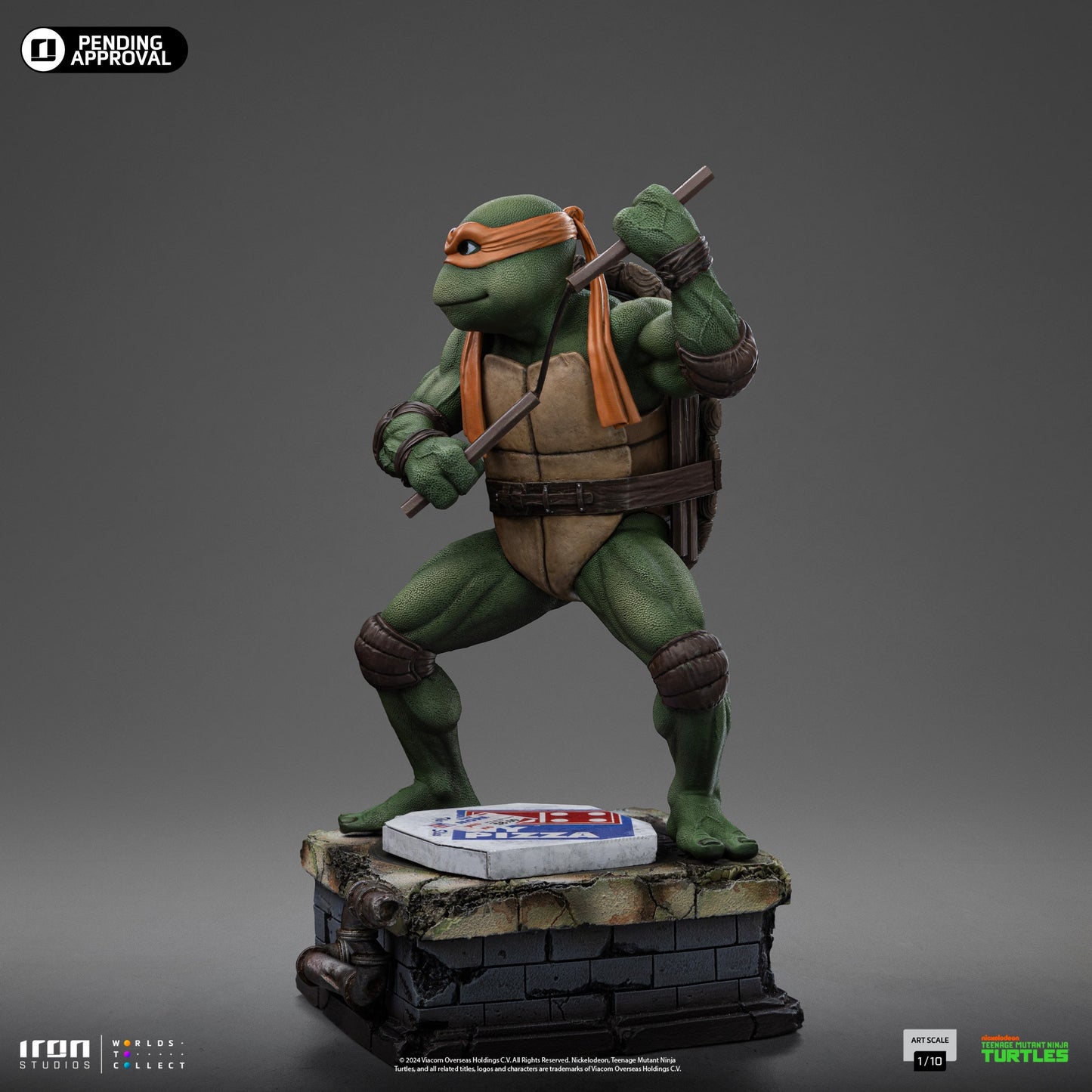 Statue Michelangelo - TMNT Movie - Art Scale 1/10 - Iron Studios