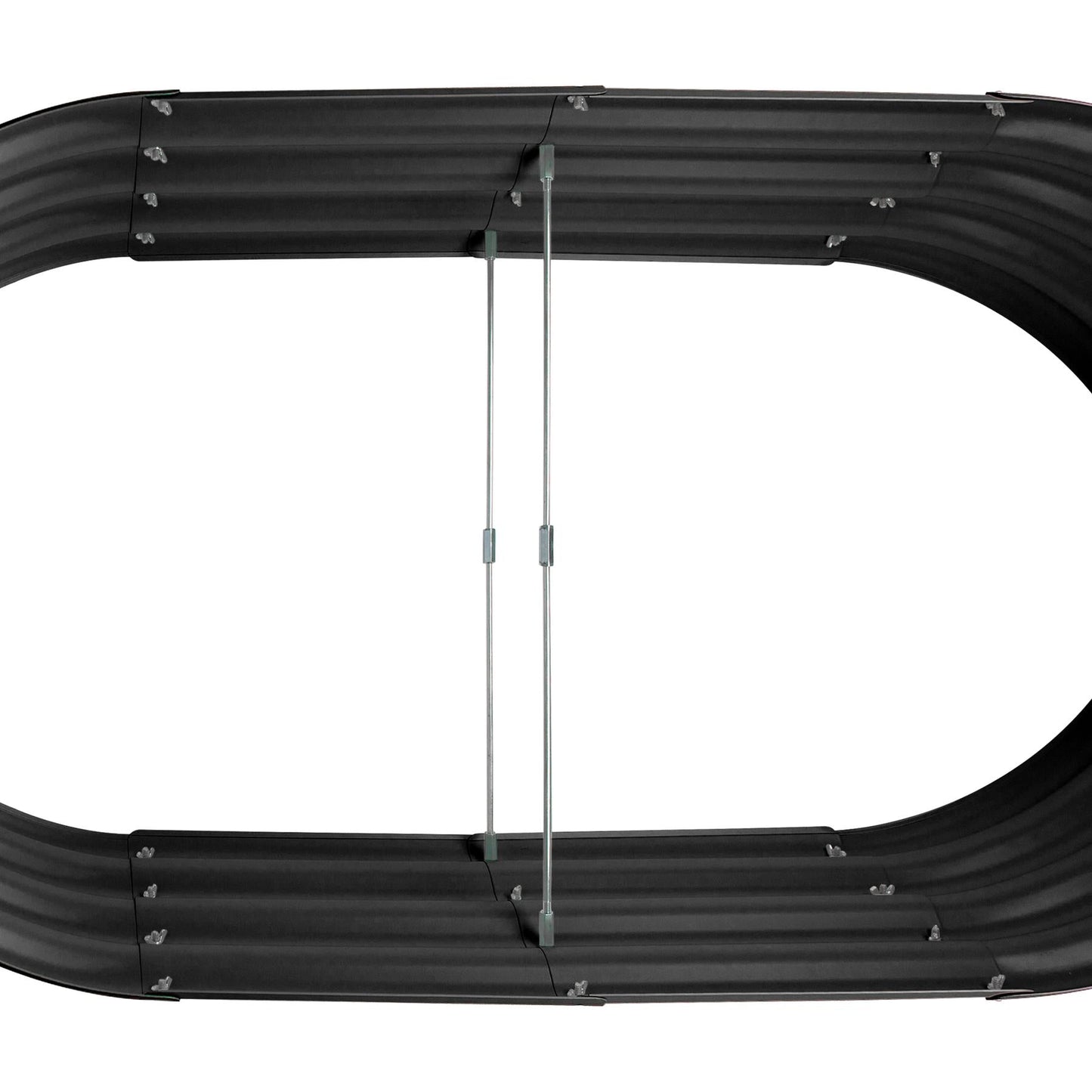 Rounded Raised Garden Bed - 120cm x 60cm x 45cm