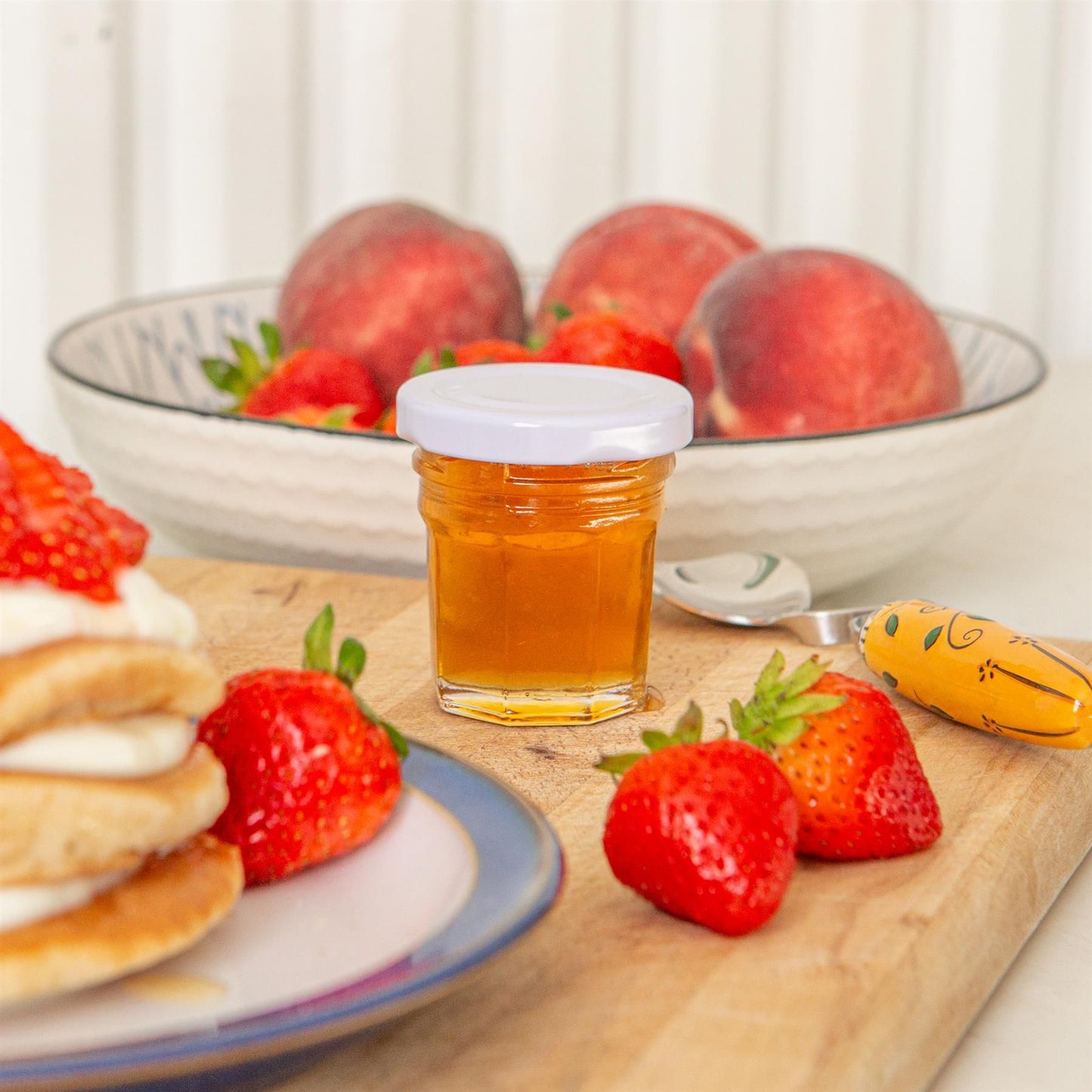 30ml Glass Jam Jars with Lids - Pack of 6