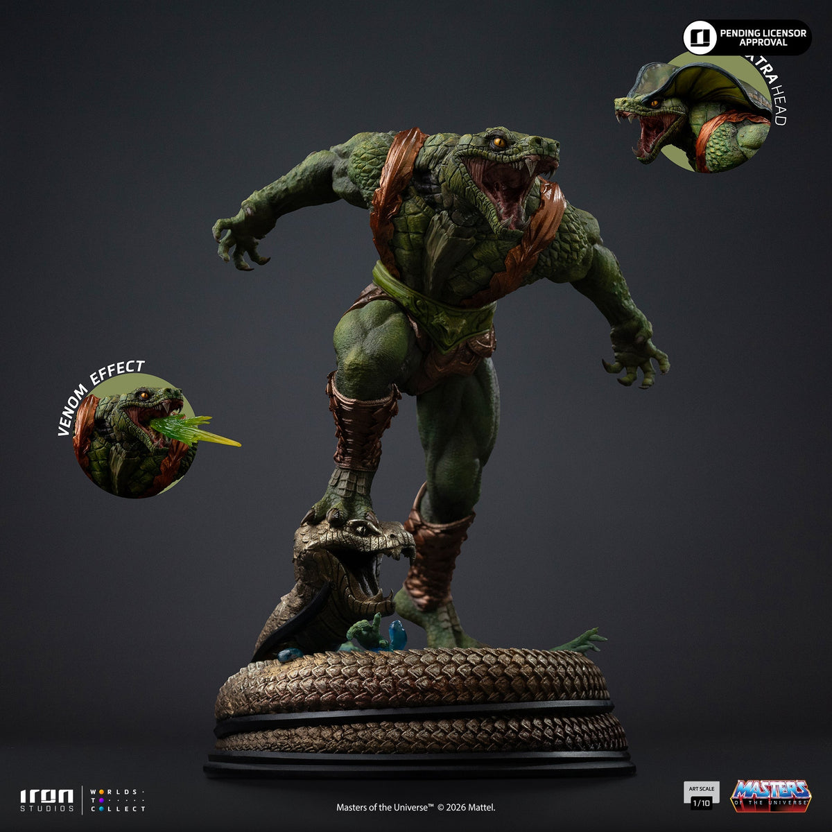 Pre-Order - Statue Kobra Khan - Masters of the Universe - Art Scale 1/10 - Iron Studios