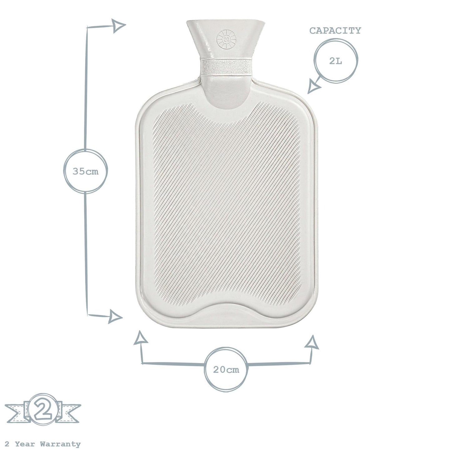 2L Hot Water Bottle