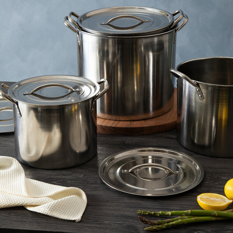 Crosse  Set Of 4 Stock Pots with Lids