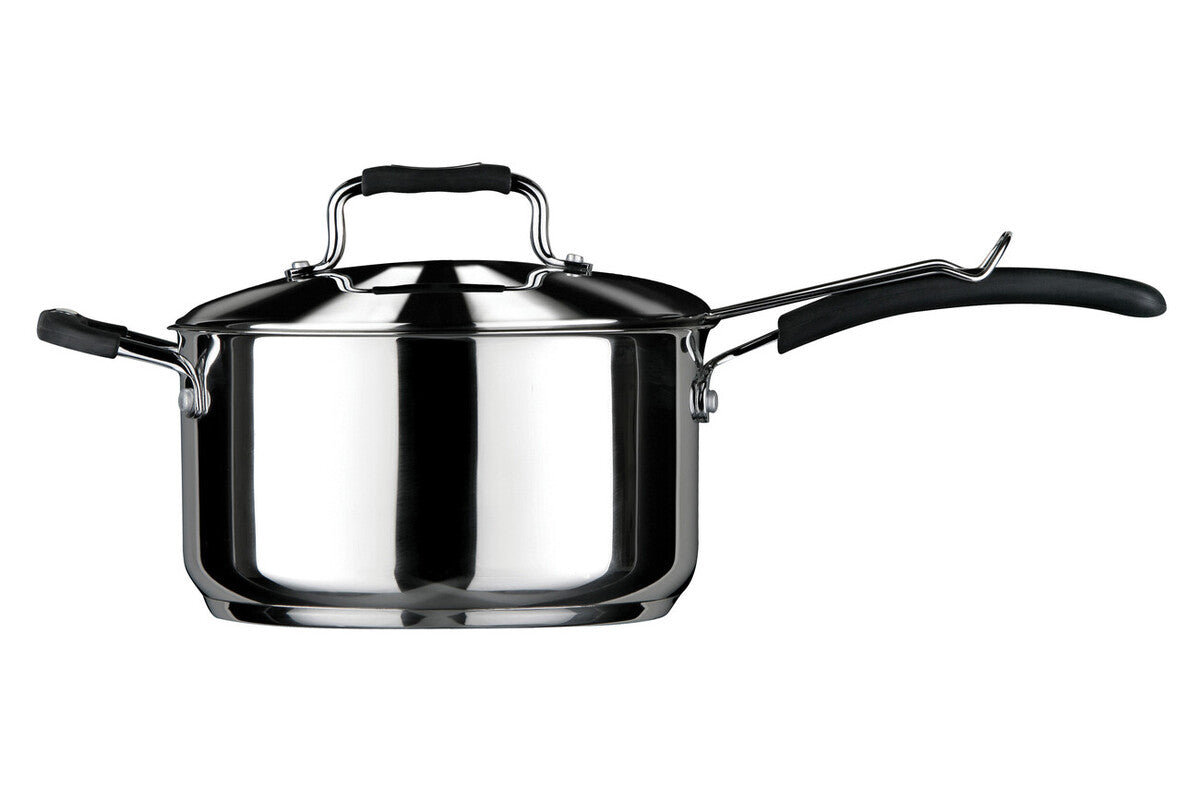 22 Cm Stainless Steel Chip Pan with Glass Lid and Wire Basket | Tenzo