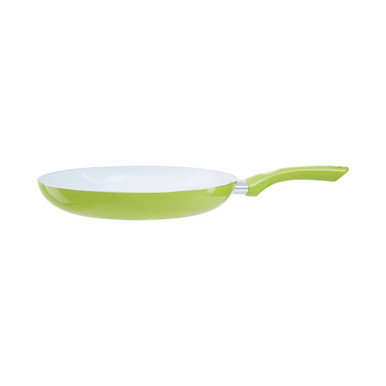 30cm Lime Green Frying Pan with Ceramic Coating | Ecocook