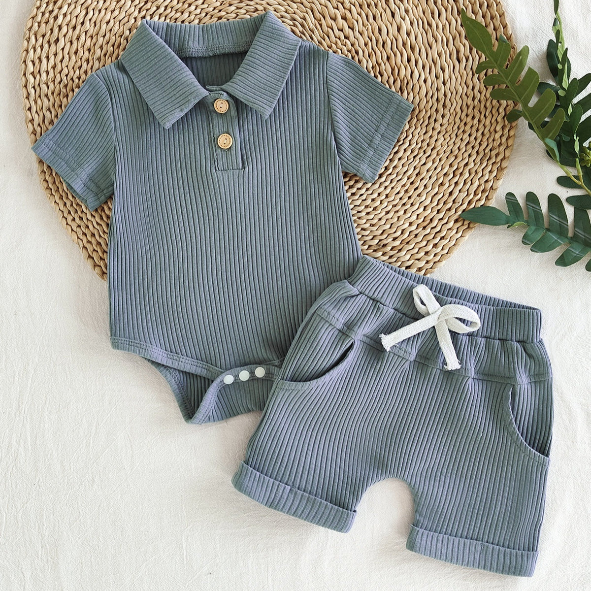 Boys' Short Sleeved Kazakhstan Suit