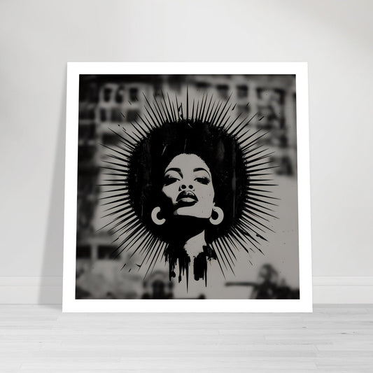 African Woman Art Print - Bold Feminine Decor
