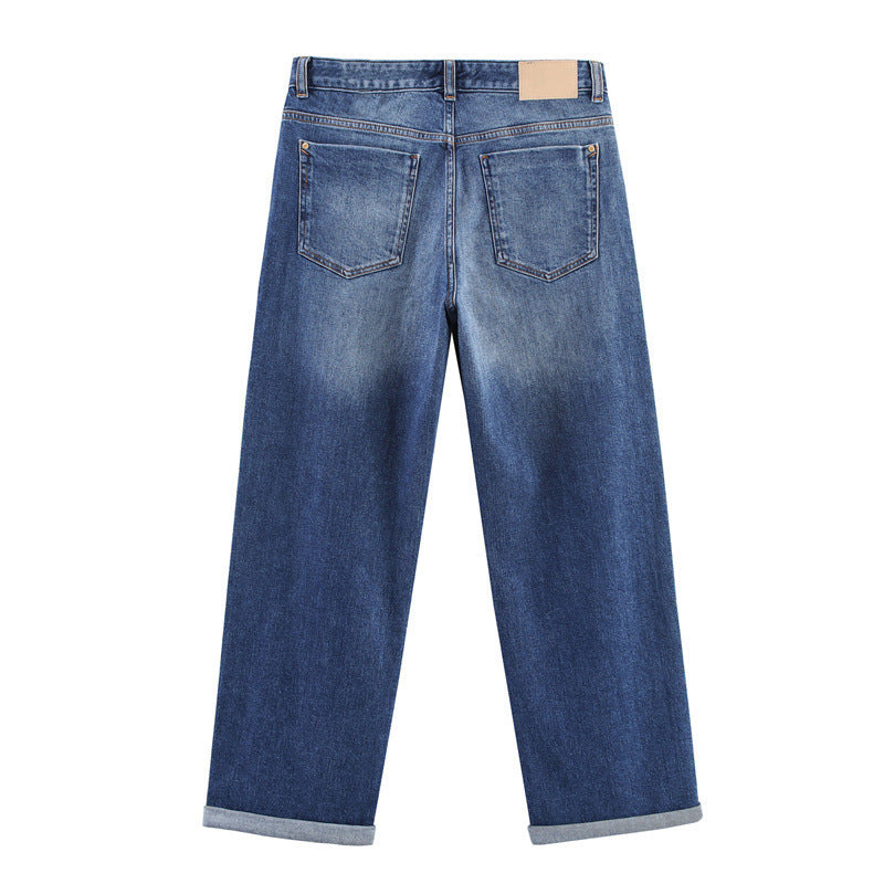 Long Denim Jacket & High Waist Curl Jeans Set | Modest Denim Co-ord