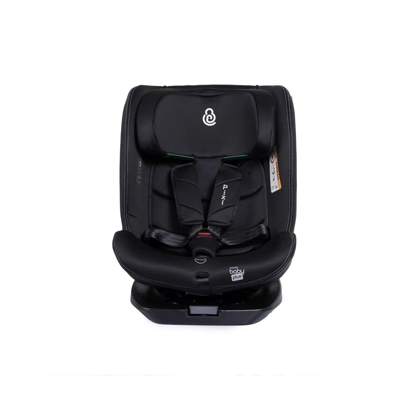 baby plus Pixi i-Size Group 0+/1/2/3 (Birth to 12 Years) Car Seat - Black