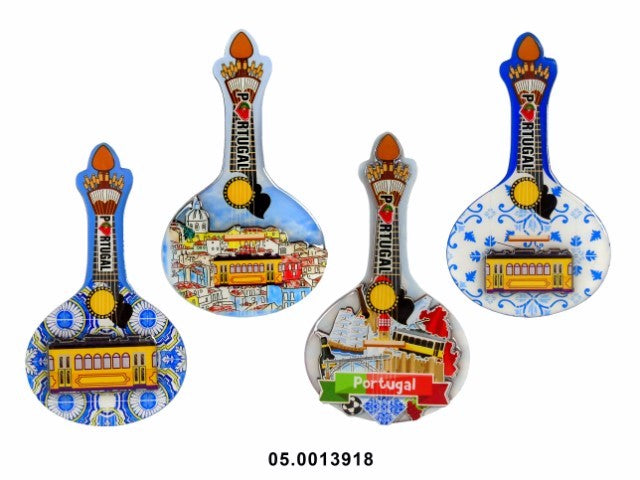 MADEIRA - MAGNETIC SOUVENIR PLAQUE "PORTUGAL" 11X6CM (Assorted picking - only 1 will be sent)