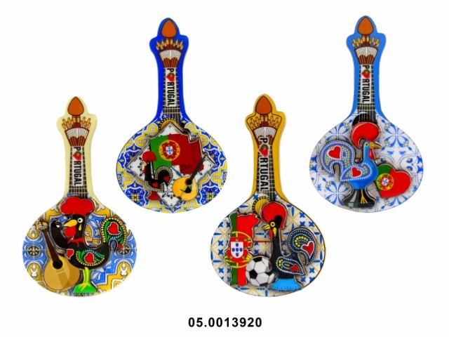 MADEIRA -PLACA SOUVENIR MAGNETICO "PORTUGAL" 11X6CM (Assorted picking - only 1 will be sent)