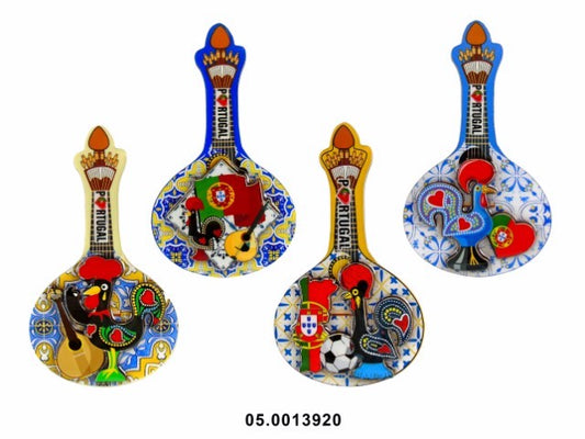 MADEIRA -PLACA SOUVENIR MAGNETICO "PORTUGAL" 11X6CM (Assorted picking - only 1 will be sent)