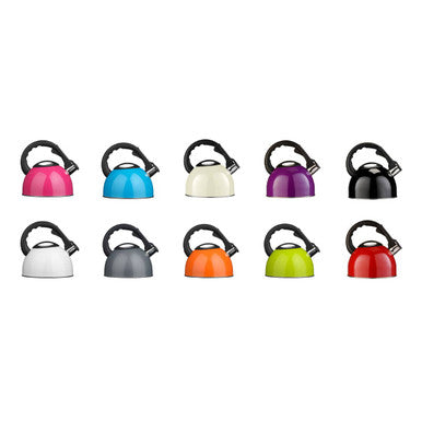 Zion Red 2.5 Ltr Whistling Kettle