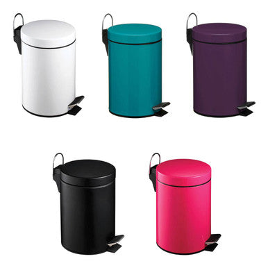 Parker Black 3 Litre Pedal Bin