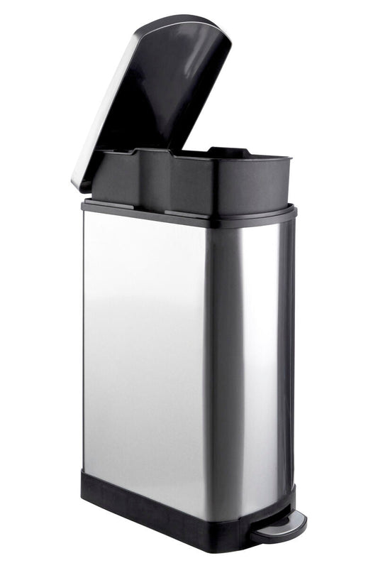 Stainless Steel Rectangular 35 Litre Pedal Bin | Miller