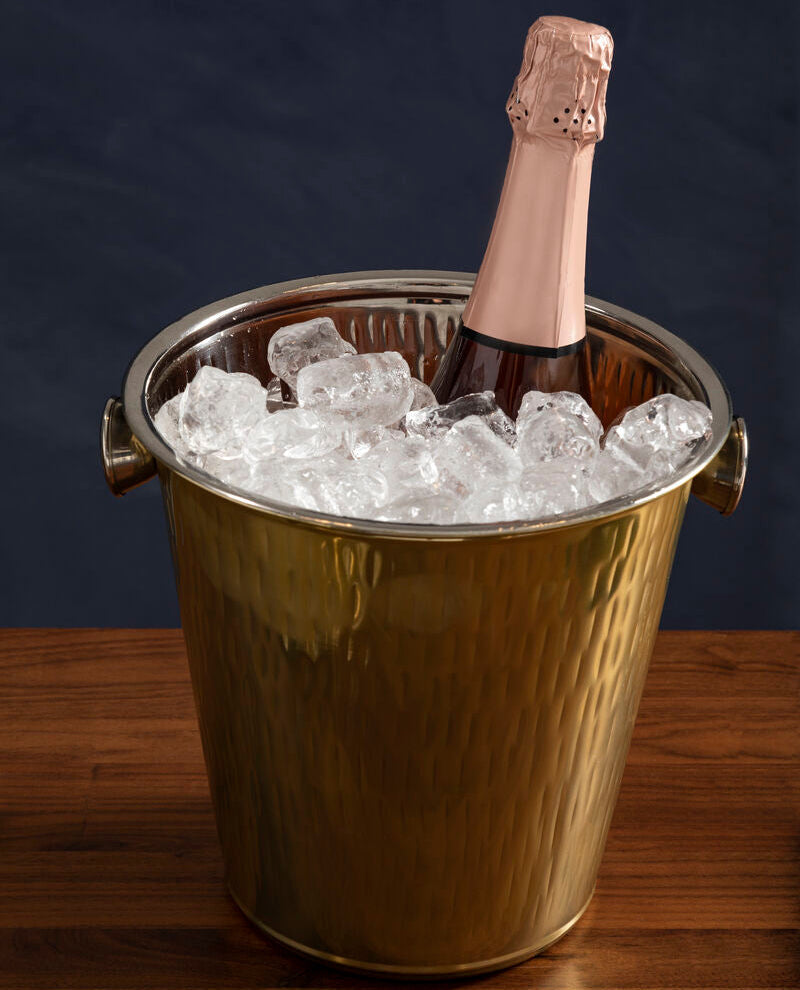 Mixology Champagne Bucket In Brass Finish