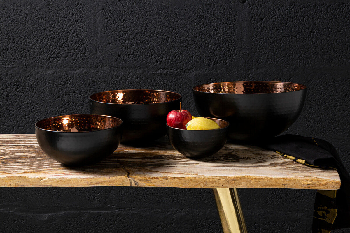 Small Hammered Serving Bowl | Miressa