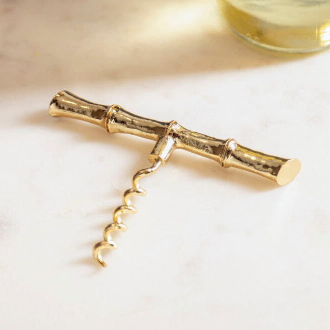 Modern Retro Bamboo Design Corkscrew