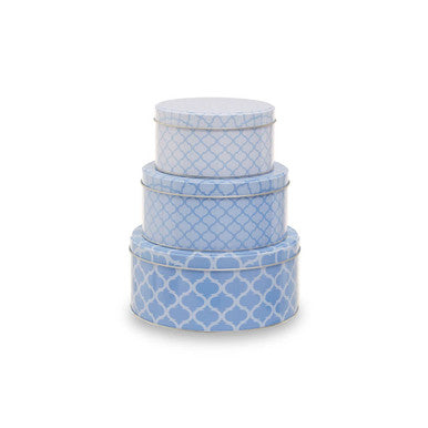 Set Of Three Kensington Storage Tins
