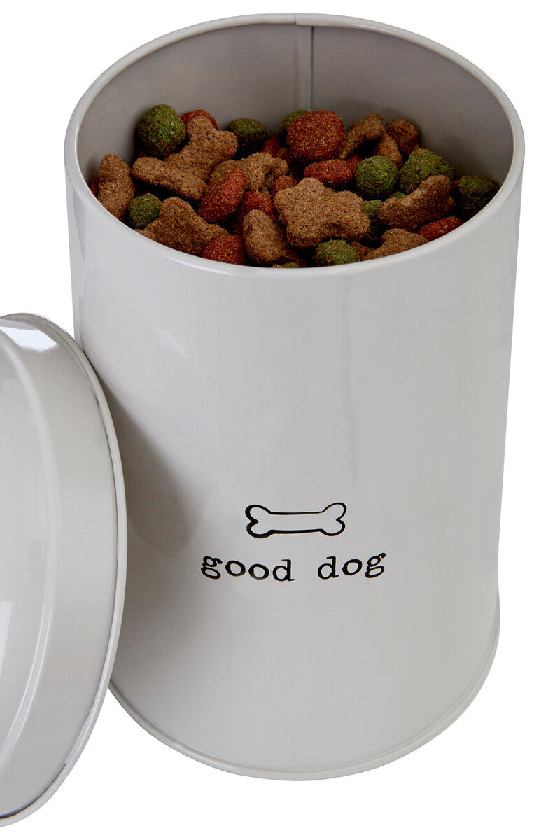 Grey Dog Food Storage Canister 1.2 Litre | Adore Pets