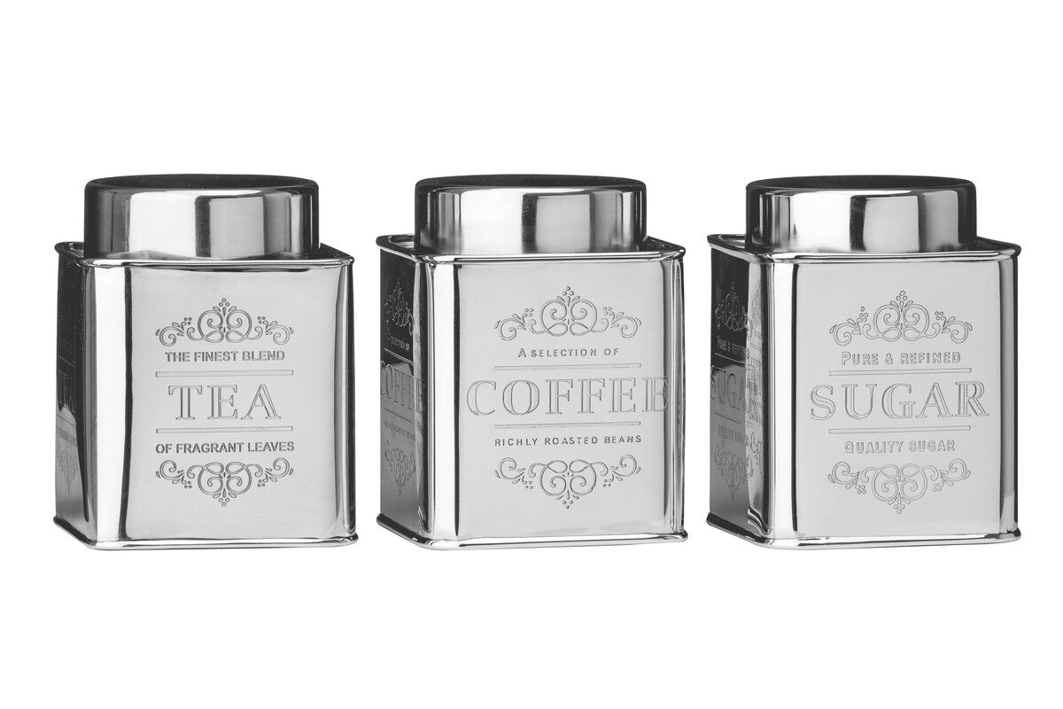 Chai Stainless Steel Tea Coffee and Sugar Set