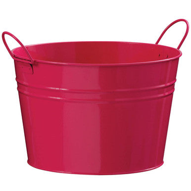 Pink Metal Bucket | Rhombus