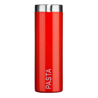 Liberty Red Enamel Pasta Canister