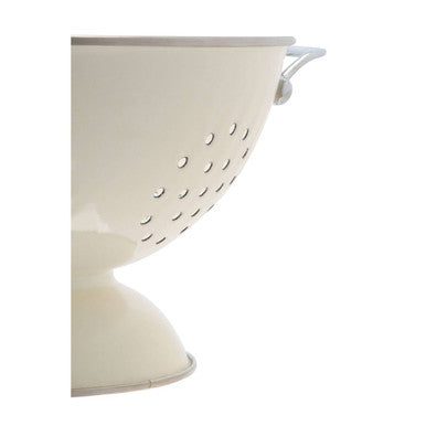 Retro Cream Enamel Colander | Hollis