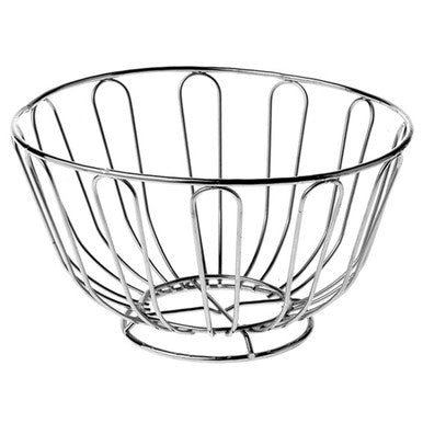 Chrome Round Fruit Basket | Avalon