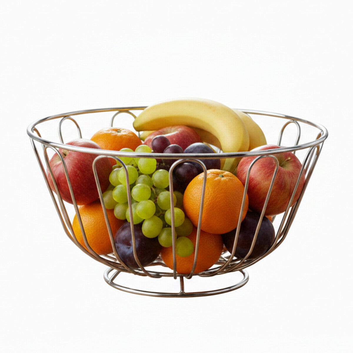 Chrome Round Fruit Basket | Avalon