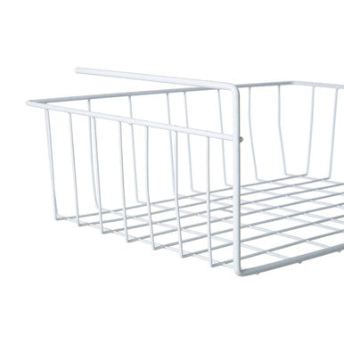 White Under Shelf Large | Storage Basket