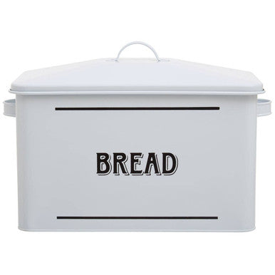 White Metal Bread Bin | Grocer