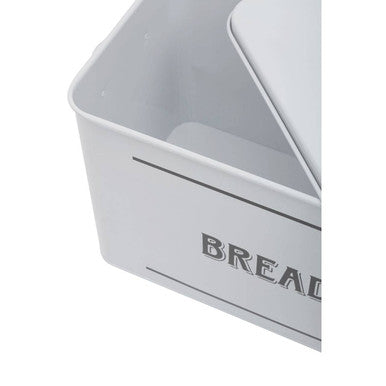 White Metal Bread Bin | Grocer