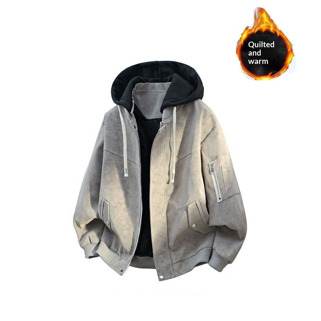 Men’s Stylish Relaxed-fit Hooded Jacket