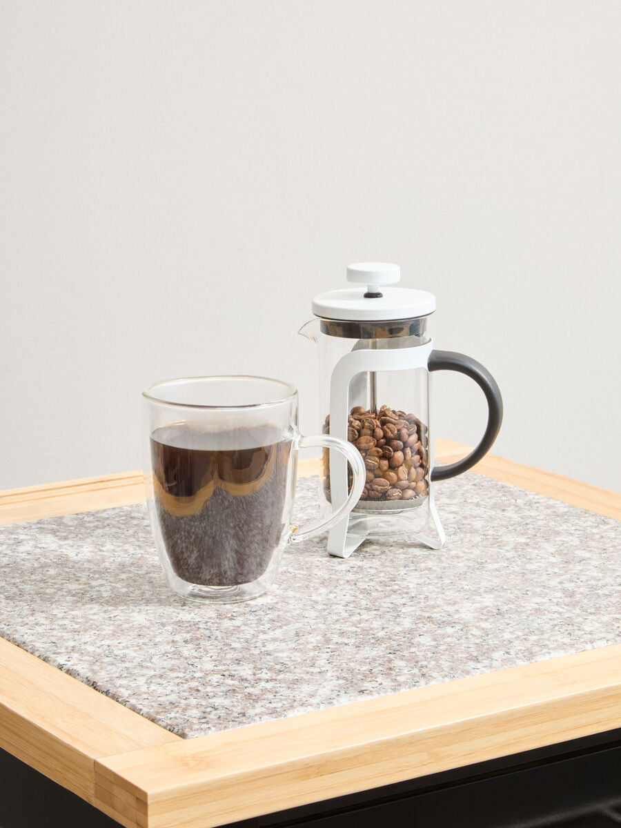 Akeala Matte White Cafetiere 350Ml