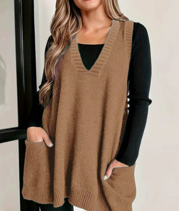 Loose Plus Size Sleeveless Pullover Casual Fashion