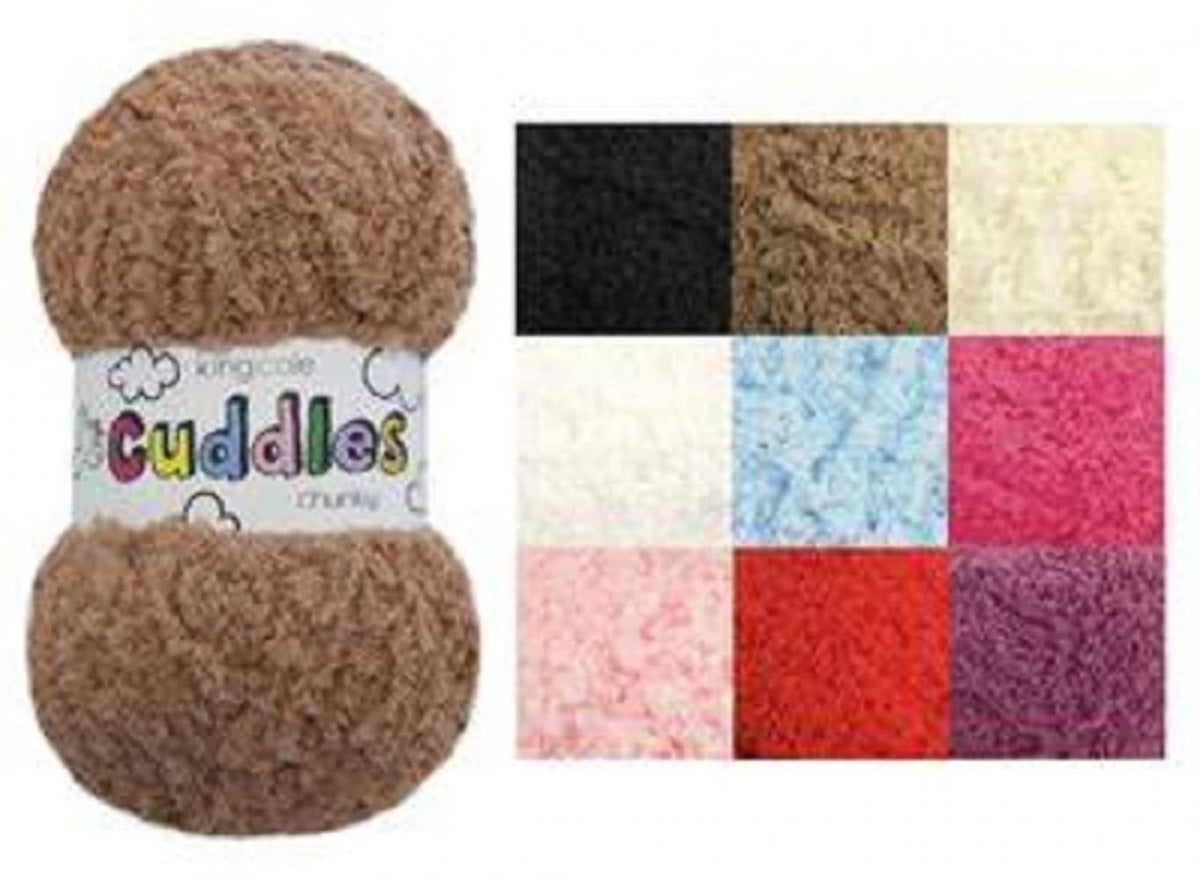 King Cole Cuddles Chunky Knitting Yarn Super Soft 50g (Mango 3142)