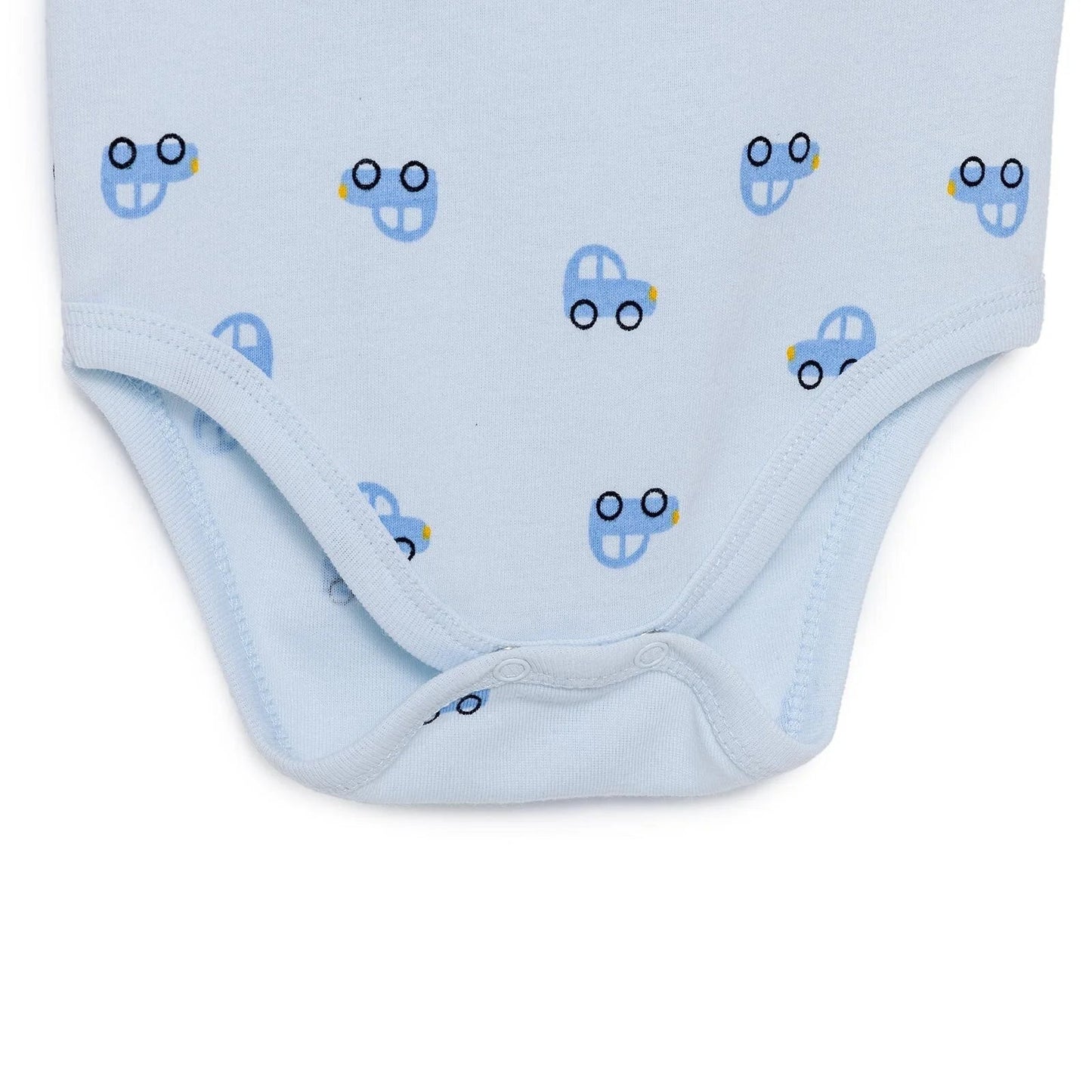 HelloBaby Boy Short Sleeve Bodysuit - Blue