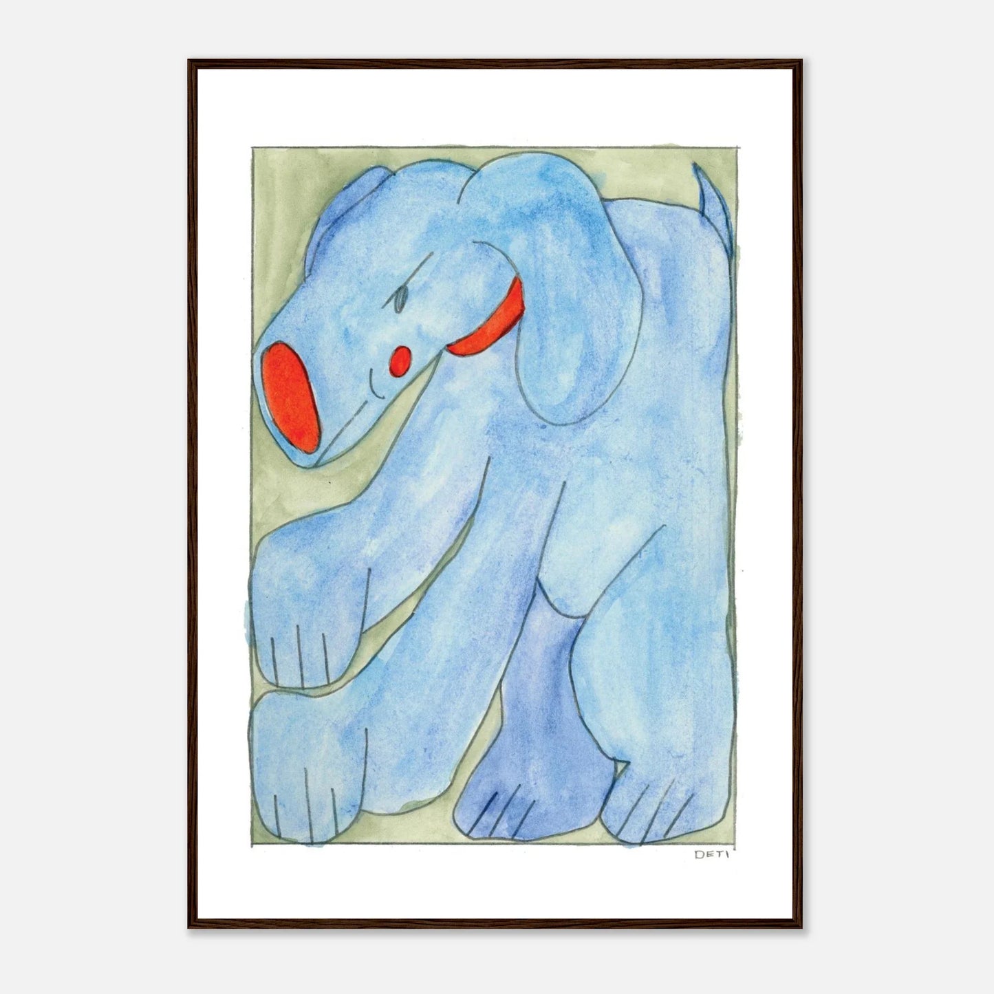 Hayley Deti - 'Boog 2 (Mischief)' Framed Print