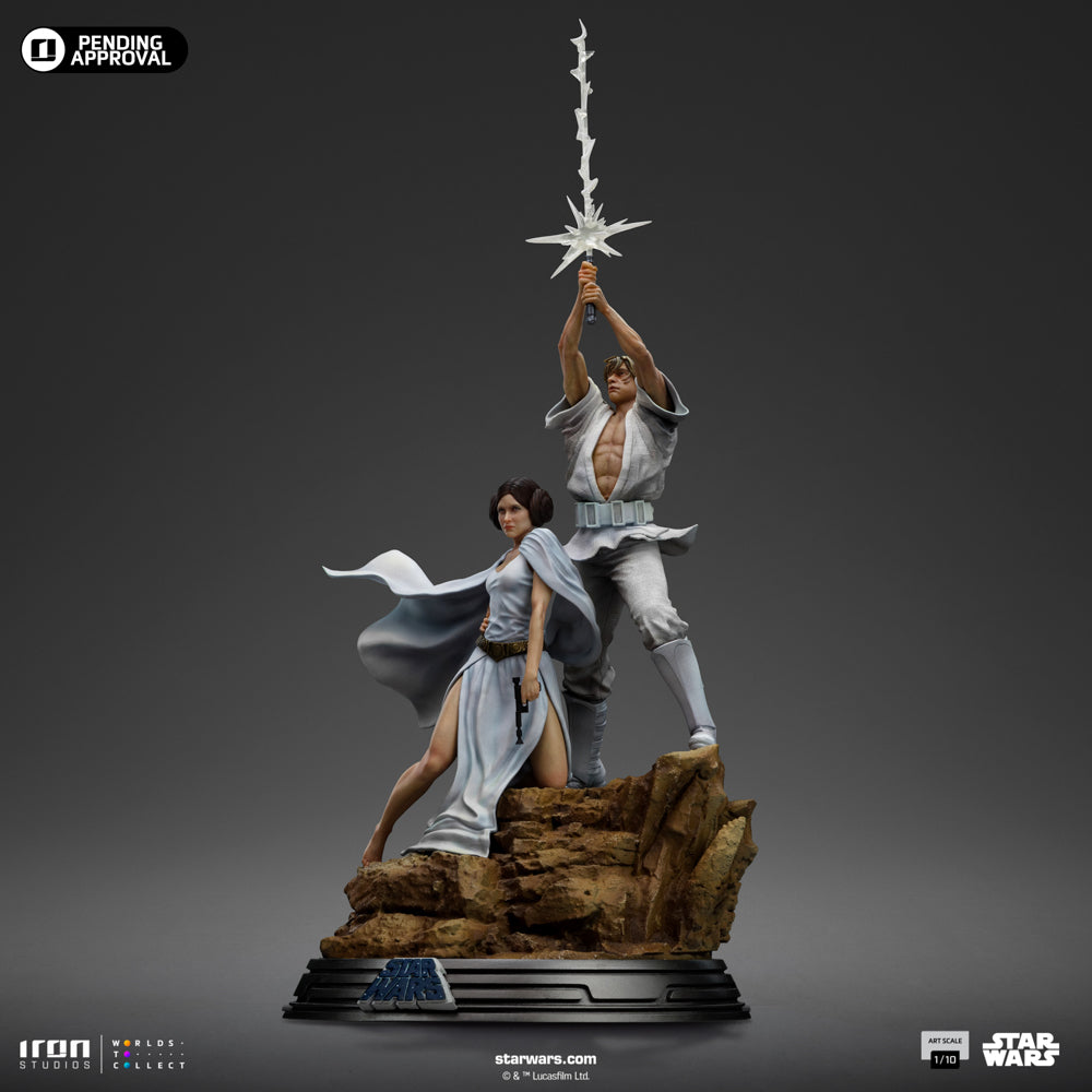Statue Luke and Leia - Star Wars - Art Scale 1/10 - Iron Studios
