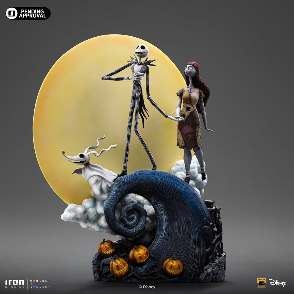 Statue Jack and Sally - Nightmare Before Christmas - Deluxe Art Scale 1/10 - Iron Studios