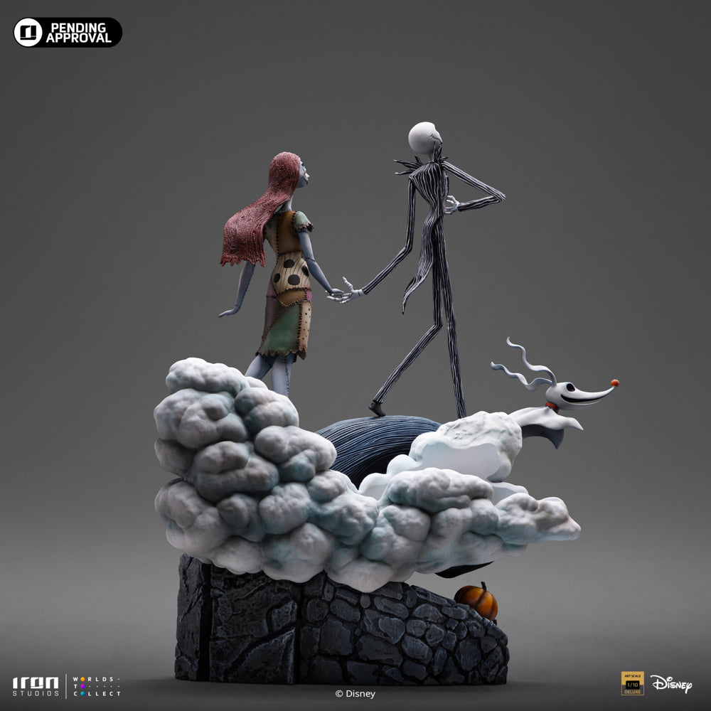 Statue Jack and Sally - Nightmare Before Christmas - Deluxe Art Scale 1/10 - Iron Studios