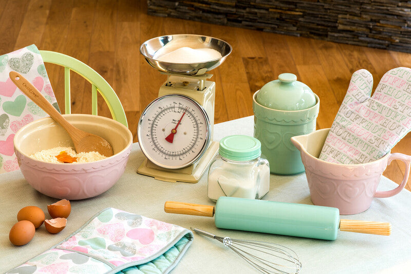 Sweet Heart Pastel Green Storage Canister