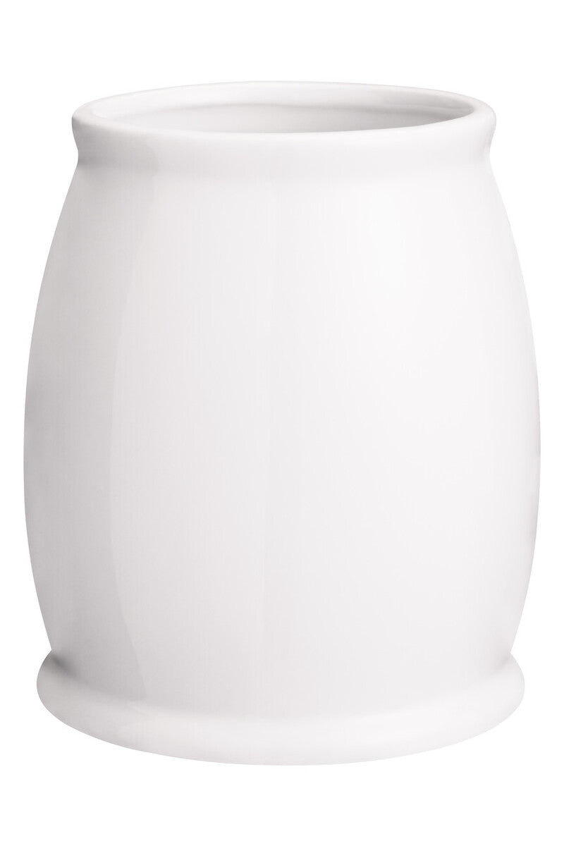 White Ceramic Utensil Holder | Charm