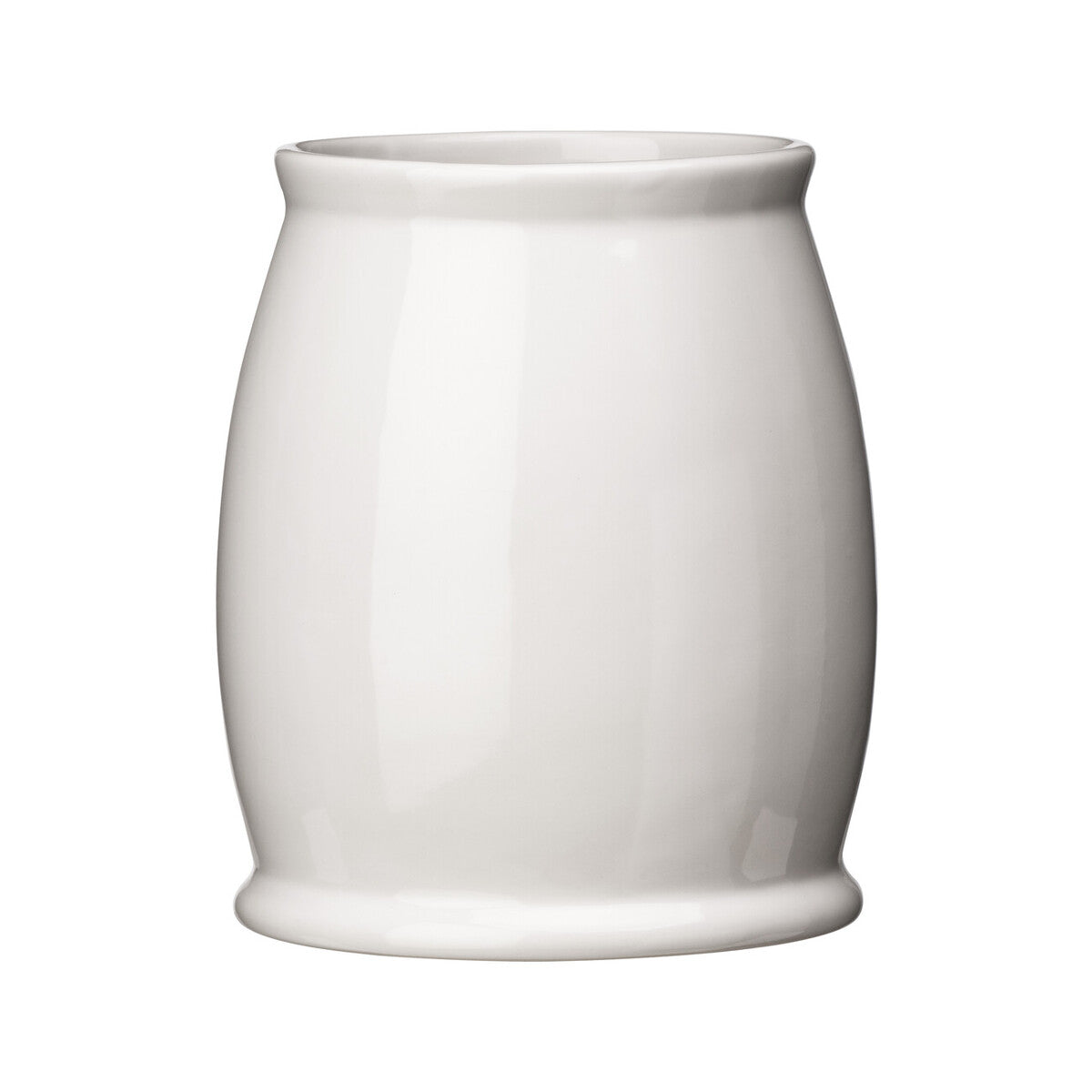 White Ceramic Utensil Holder | Charm
