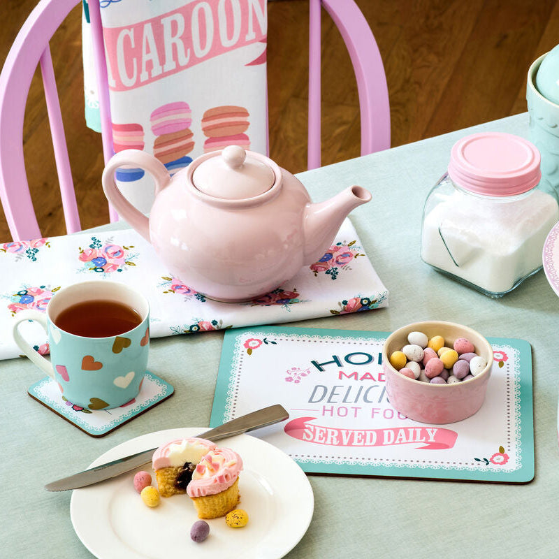 Buxley Pale Pink Dolomite Teapot