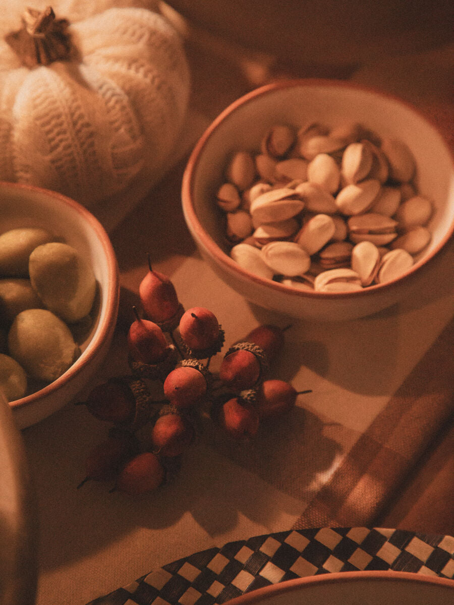 Terracotta Set of 2 White Glazed Mini Bowls | Calisto